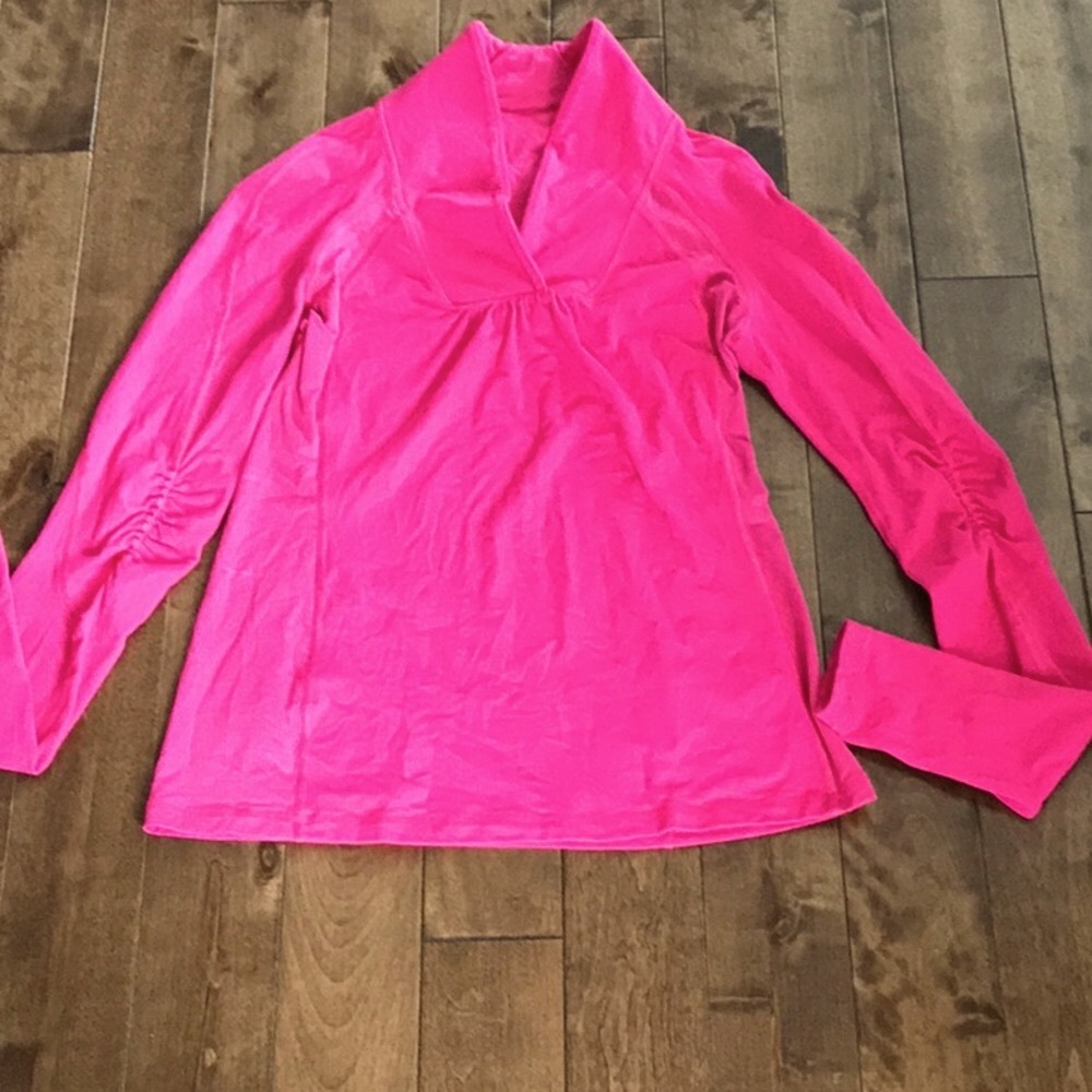 Lululemon Pink Sweater Top- Size 8